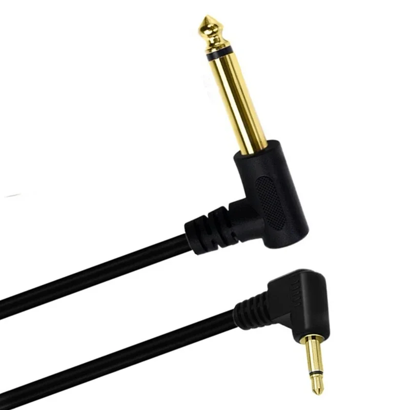 New 1.8m Gold Plated 6.35mm1/4 