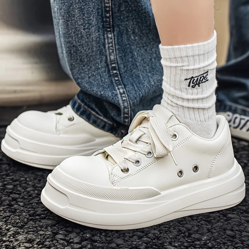 

Men's Casual Shoes Canvas Flat Heel Multi-color Black and White Classic Style Fashionable Street Trend Student Style Sneakers