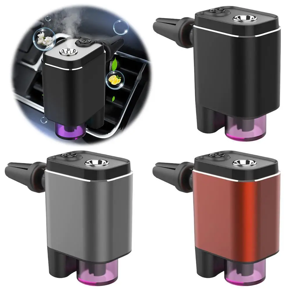 Universal Automatic Air Humidifier Mist Air Freshener Smart Car Air Aromatherapy Diffuser With Three Adjustable Car Interior