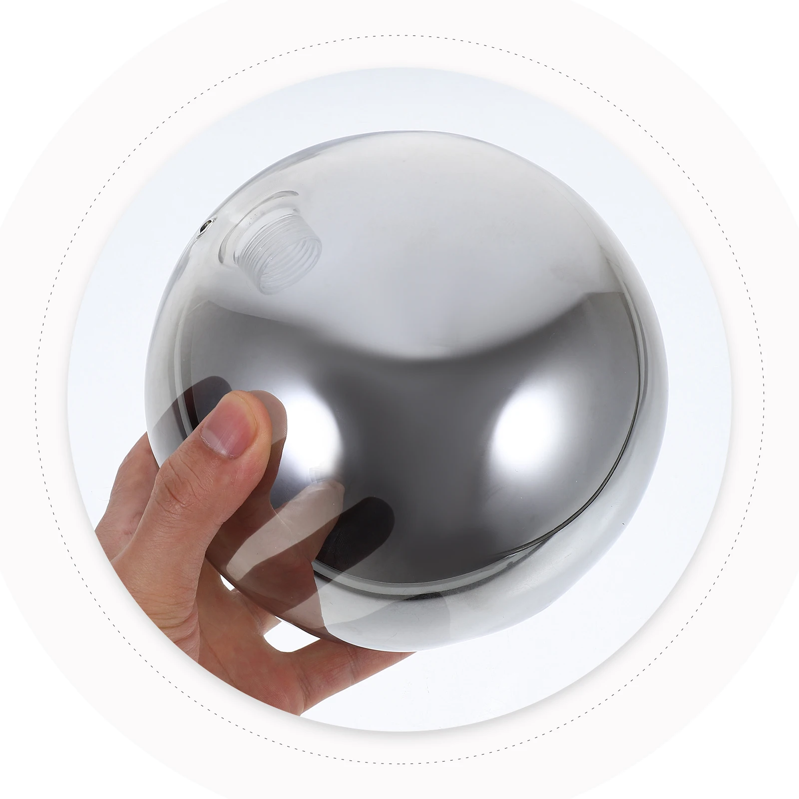 

Smoke Ball Lampshade Globes for Lighting Fixtures Replacement Small Ceiling Glass Grey Pendant Sphere