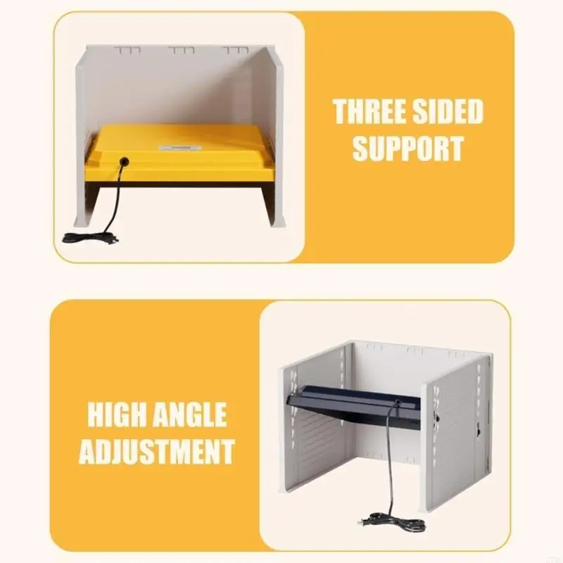 

37MF Adjustable Chicken Brooder Heating Plate Offering Stable Warmth for Indoor and Outdoor Use