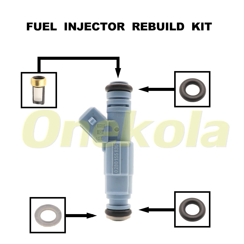 Fuel Injector Repair Kits for 99-04 VOLVO 2.3L 2.5L I5 Ford Chevy GMC 4.6L 5.4L 0280155830