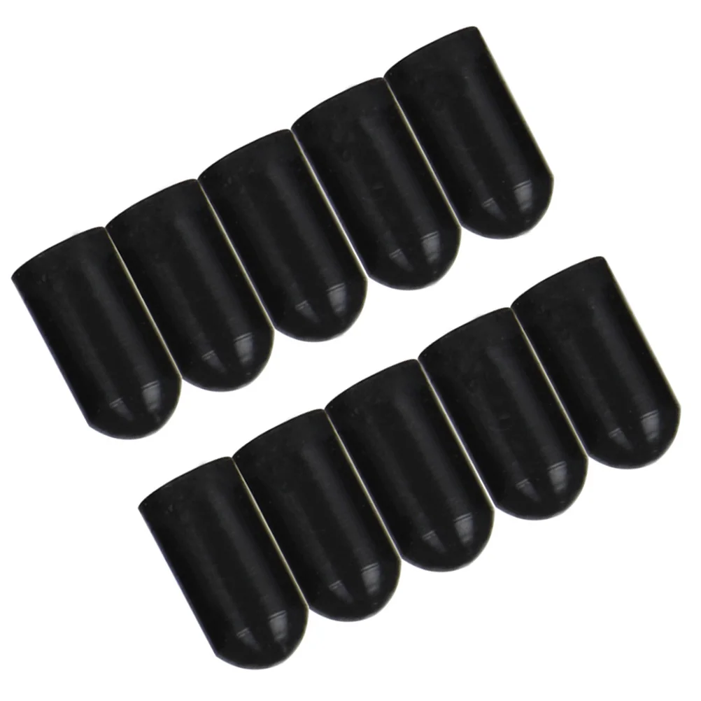 

10 Pcs Drum Stick Protectors Cover Drumstick Practice Tip Silicone Silent Drumsticks