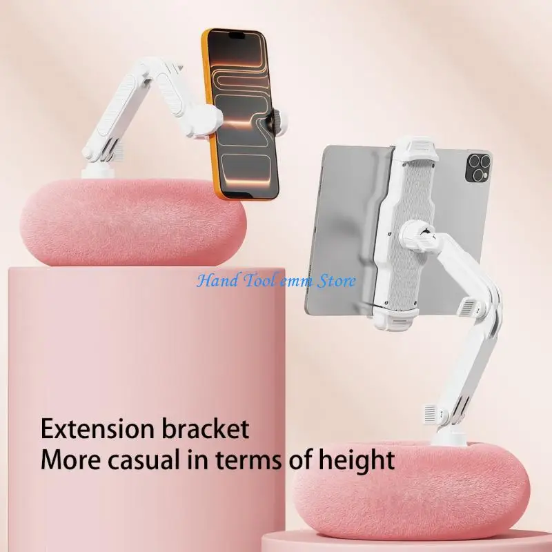 H37F Heavy Duty Phone Holder Support With Double Mode Adjustment For Stable Placement