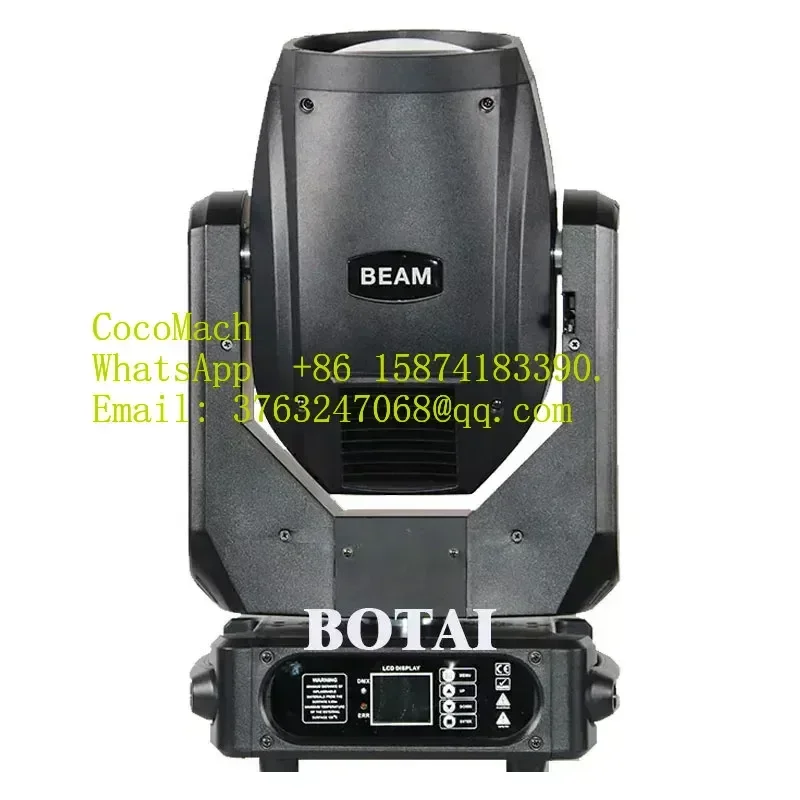 295W 14R IP65 Waterproof Moving Head Ultra-Bright LED Beam Light with Silent Motor DMX RDM Protocol for Outdoor Event