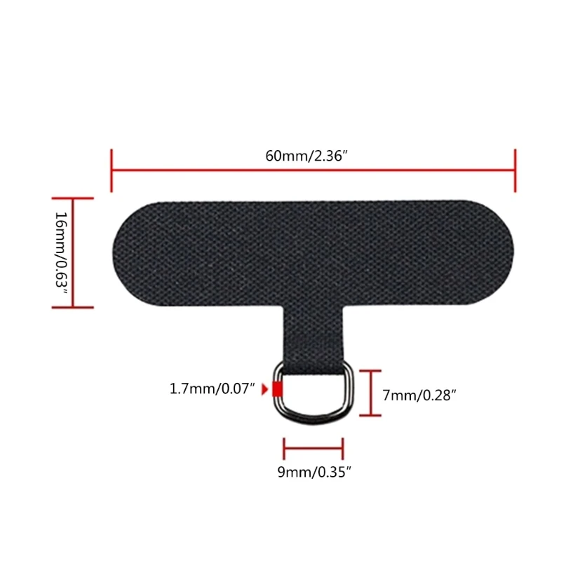 Phone Tether Tab, Phone Strap Replacement Part for Cellphone, Safety Lanyard Patch