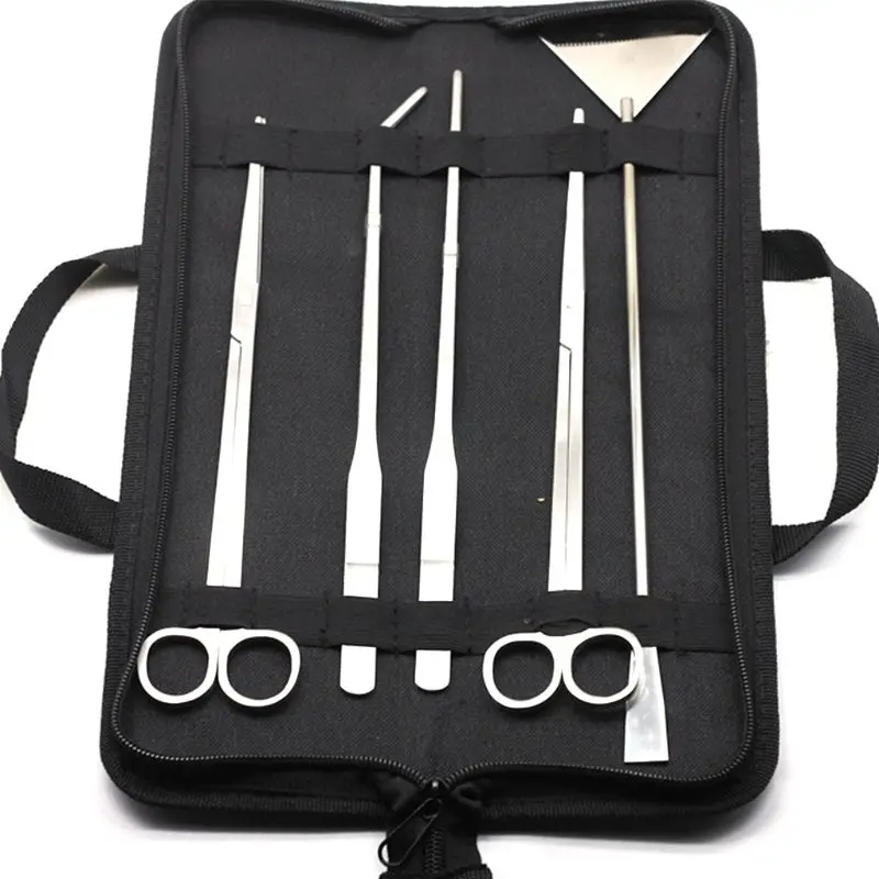 

Пинцет для аквариума, ножницы, шпатель из нержавеющей стали, инструменты для обслуживания аквариума, Прямая доставка