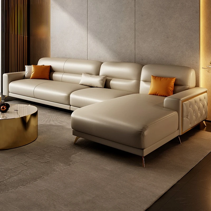 the corner sofa of the imperial concubine, the small apartment living room is simple and elegant.