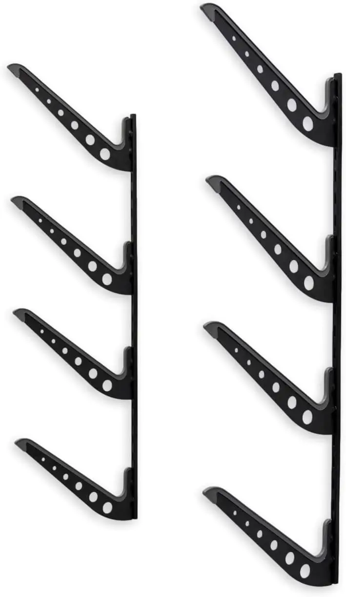 

Металлическая регулируемая 4-уровневая стойка для хранения пляжных кресел и зонтов, органайзер для гаража и дома, сверхпрочная.