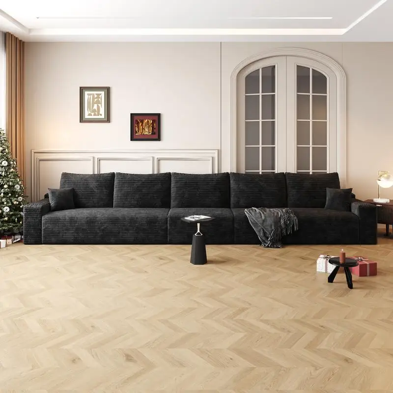 أريكة مقسمة سحابة مقاس 168 بوصة، أريكة وحدات حديثة مع مقعد عميق، أثاث منجد لغرفة المعيشة أو غرفة النوم، بدون تجميع