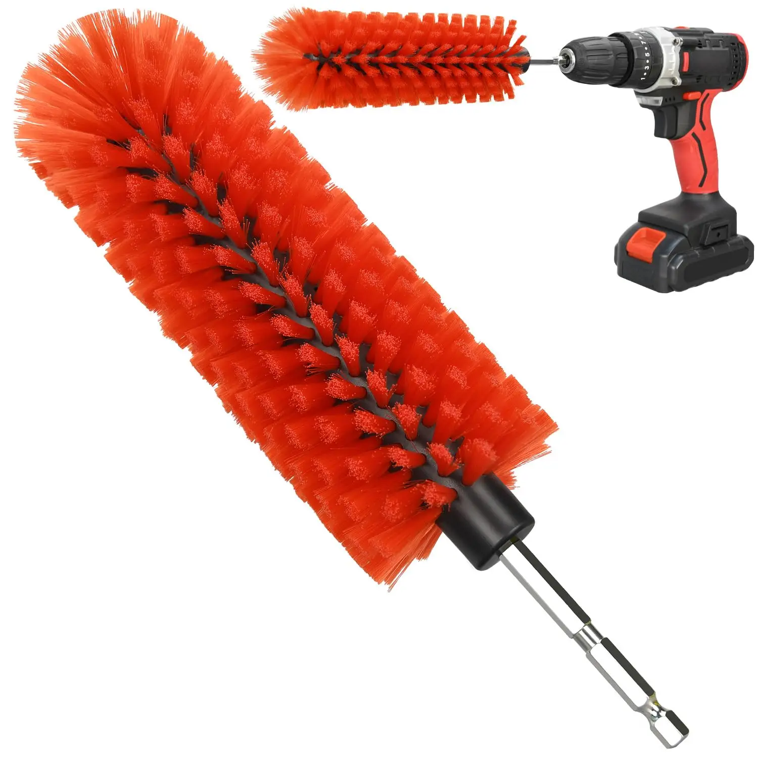 Wheel Cleaning Brush, Soft Diamond Brush High-Density Durable Car Rim Detailing Brush