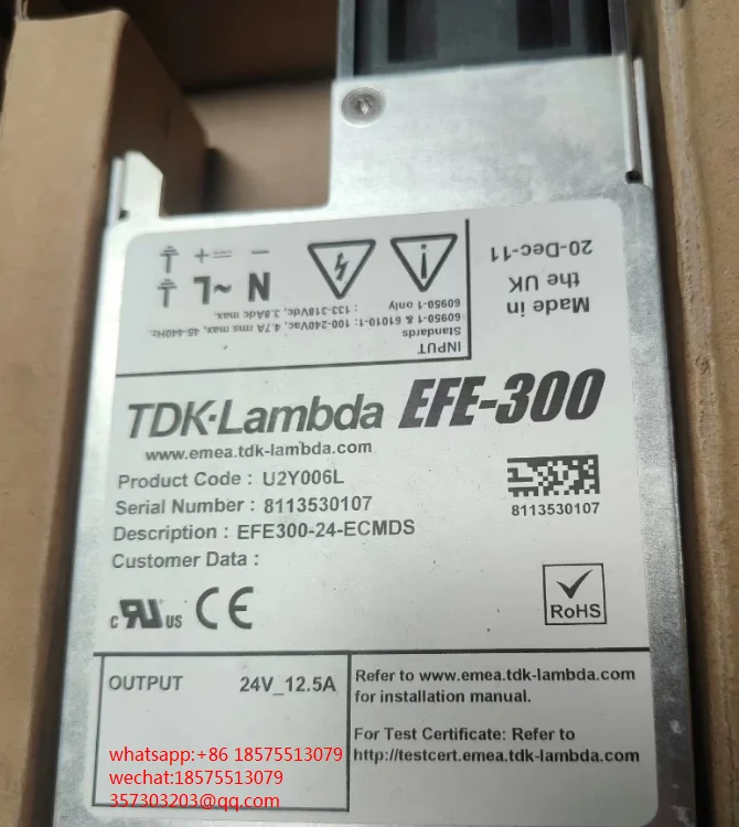 FOR TDK-Lambda U2Y006L EFE-300 300W 24V 12.5A Switching Power Supply EFE3000  Brand New 1 PIECE