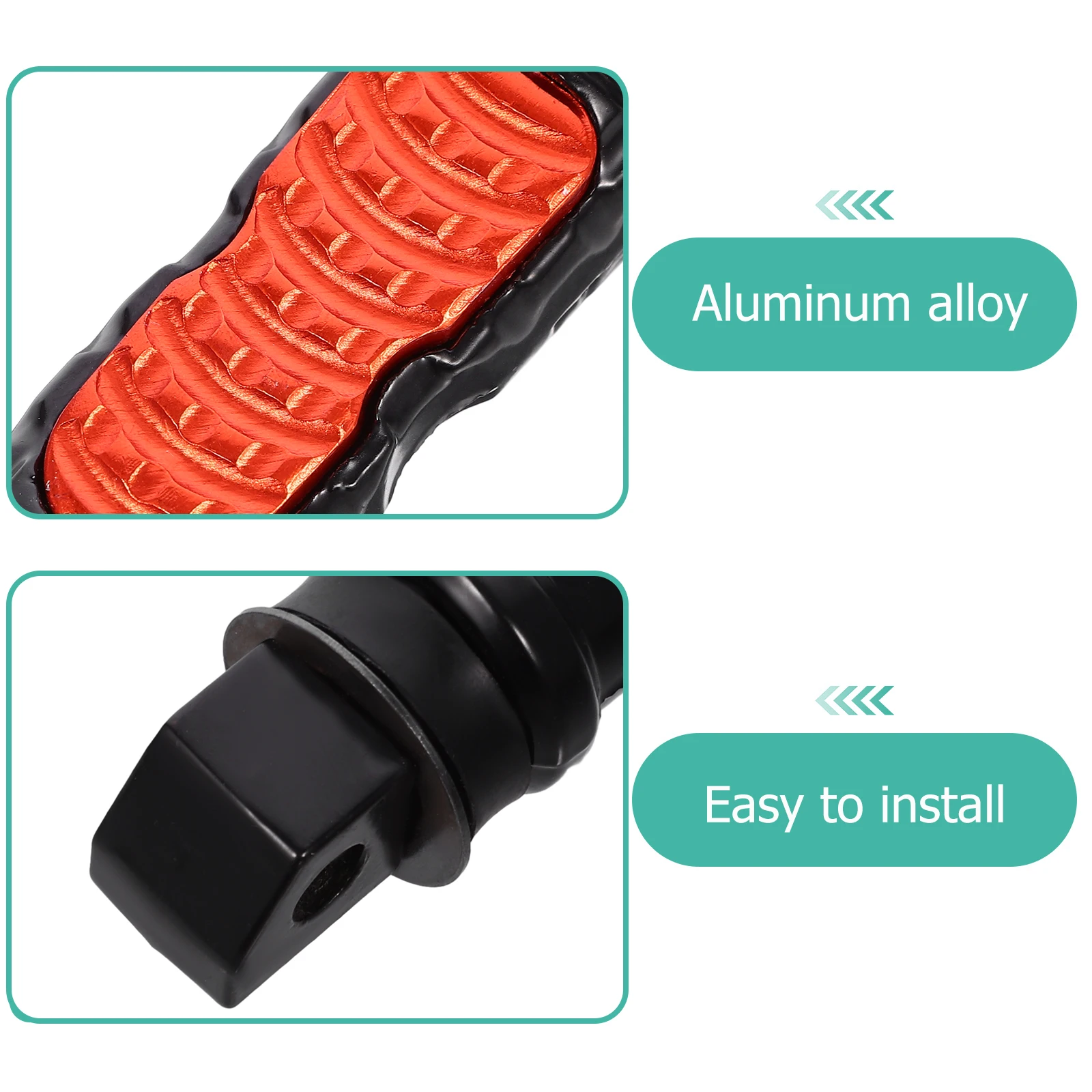 

2pcs Motorcycle Foot Pegs Replacement Metal Rear Footrest For Motorcycles Sturdy Peg Pedal Motorcycle Accessories Easy Install
