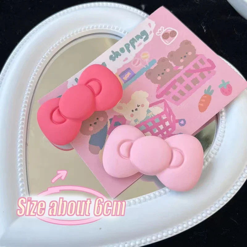 Sanrio Hello Kitty Hairpin Hair Clip Cartoon Sweet Barrette Girl Children Bangs Clips Hair Accessory Women Kawaii Headdresses