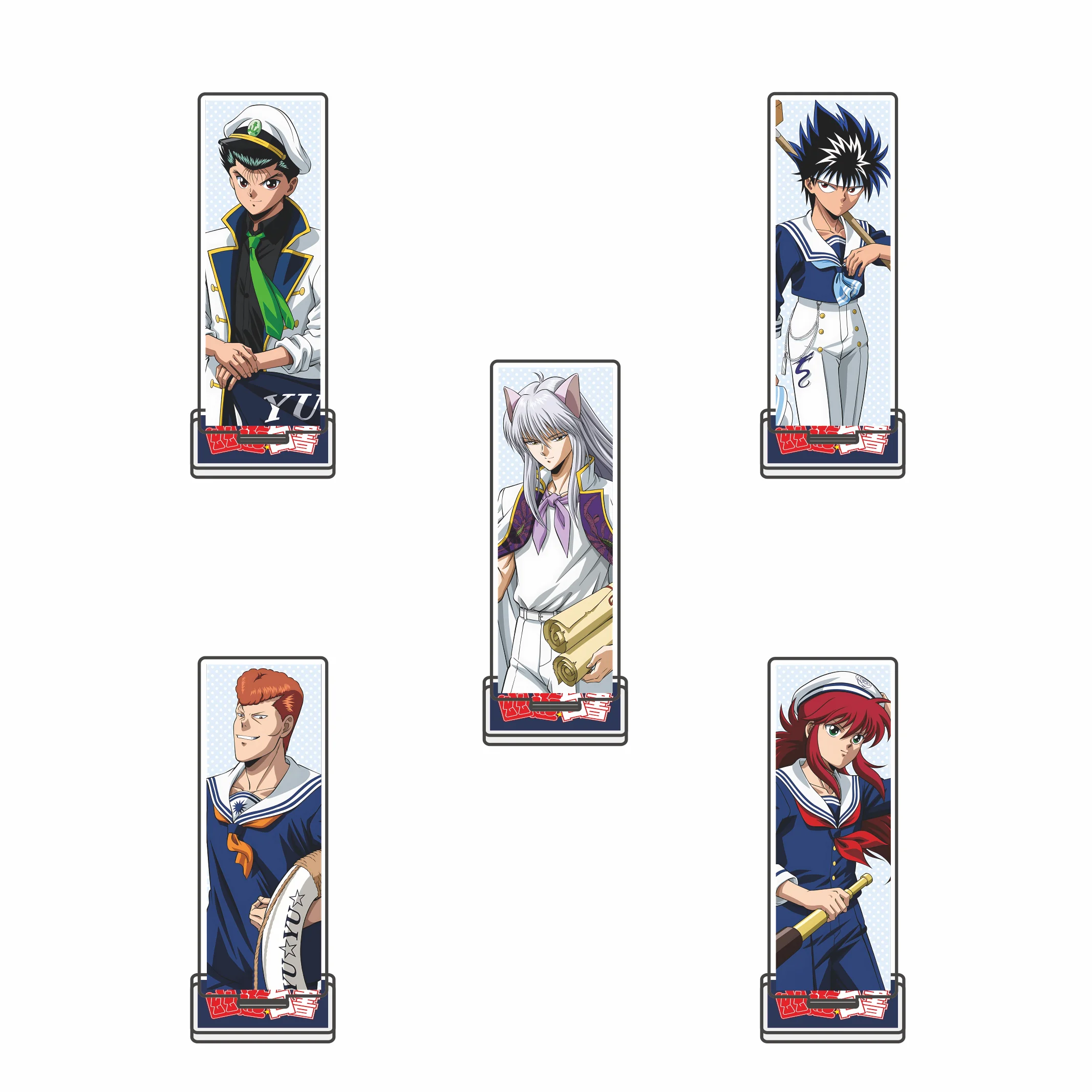 Anime YuYu Hakusho 15cm Acrylic Stand Kazuma Kuwabara Tabletop Decorations Accessories Decor Gifts Key chain