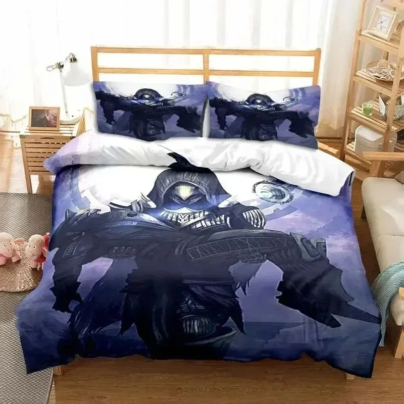 Ensemble de literie imprimé 3D Game Destiny, housse de couette de chambre à coucher, housses de couette, simple, double, king size, textile de maison