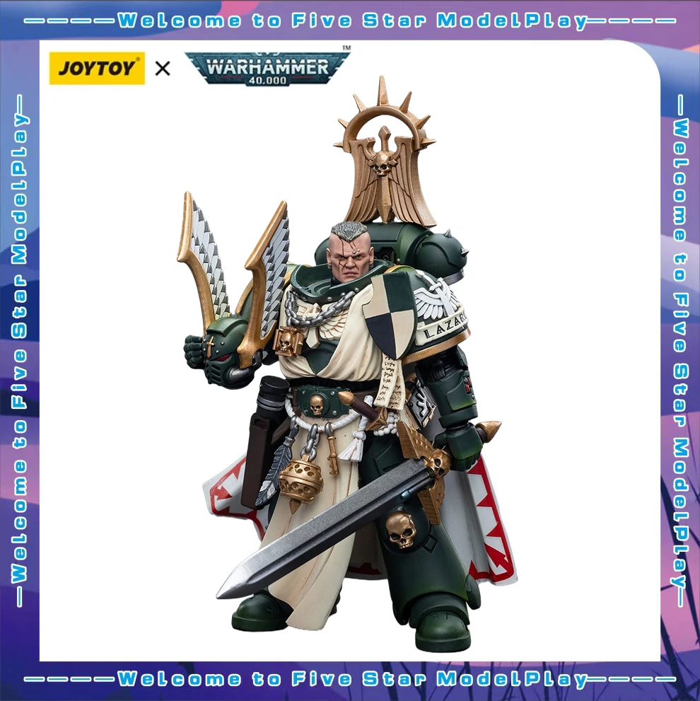 

【FS】Фигурки JOYTOY Warhammer 40K в масштабе 1/18: Dark Angels Master Lazarus, модели, игрушки, подарки