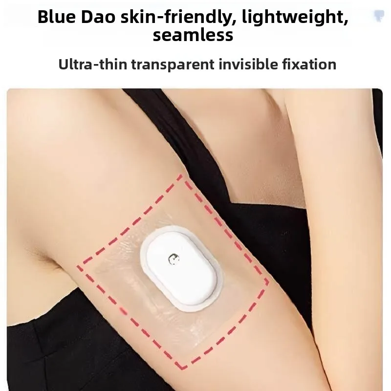 Dynamic Silicon Base Sensor Protection Patch for Blood Sugar Monitor Waterproof Bathing Fixed Patch Universal Hand Protection