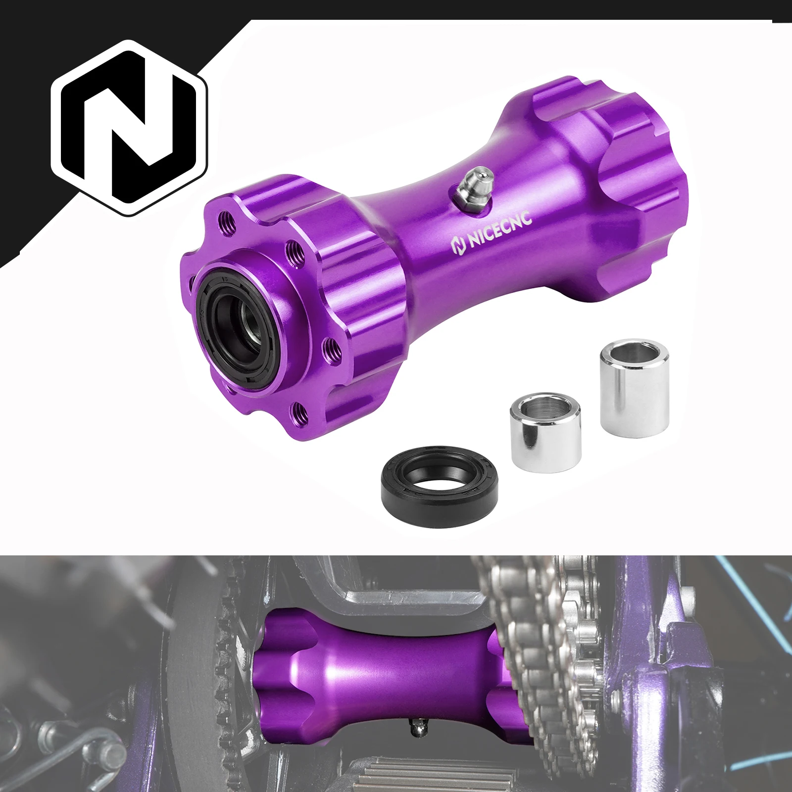 

NICECNC For Surron light bee X light bee S Segway X160 Segway X260 2024 2025 Electric Bike Middle Drive Axis 6061-T6 Aluminum