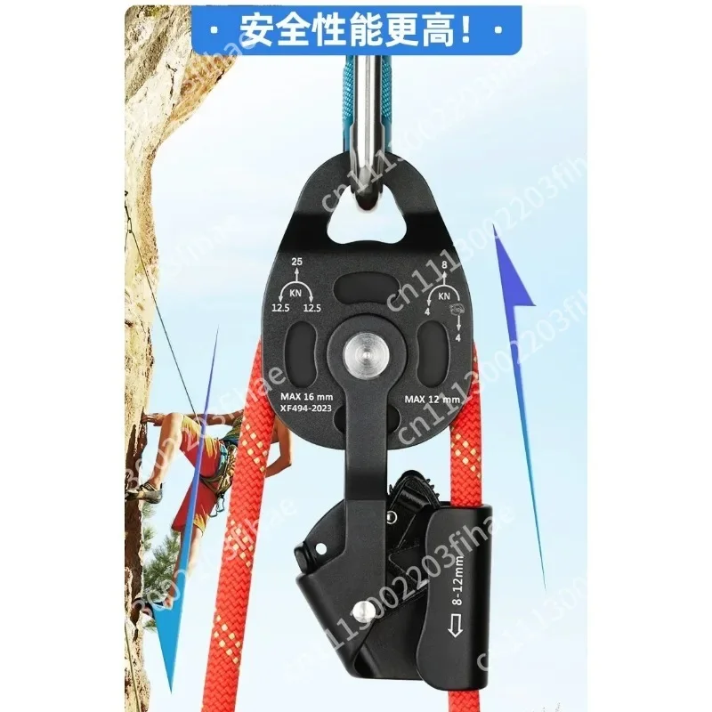 Bearing double wheel labor-saving lifting pulley block, industrial heavy lifting  and lifting equipment
