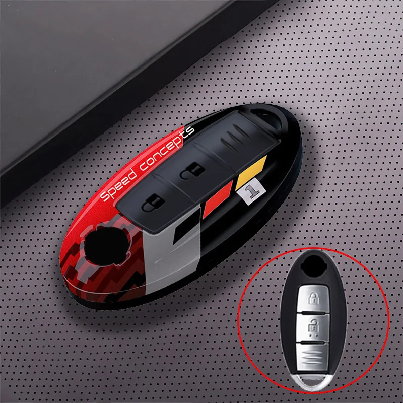 Car Key Case Cover Shell for Nissan Qashqai X-Trail Versa Maxima Altima Rogue Murano Juke Tiida Infiniti FX35 QX60 Accessories