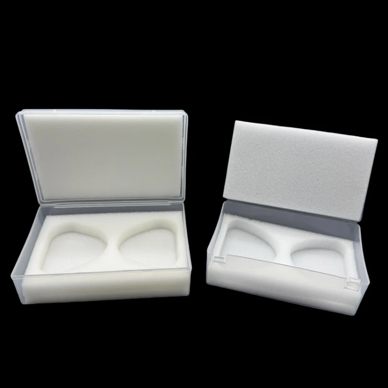 صندوق تخزين زرع نموذج أسنان الأسنان صندوق توصيل خاص لطقم الأسنان مع صندوق وضع نموذج بلاستيكي من الجص الإسفنجي #4