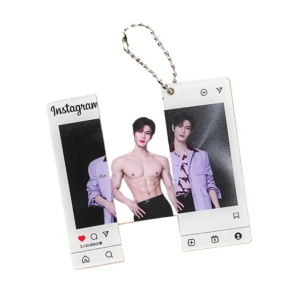 Hot TV Drama Pursuit of Jade Zhu Yu Peripheral Zhang Linghe Sexy Muscle Cross Dressing Pull-out Acrylic Keychain Pendant Gifts