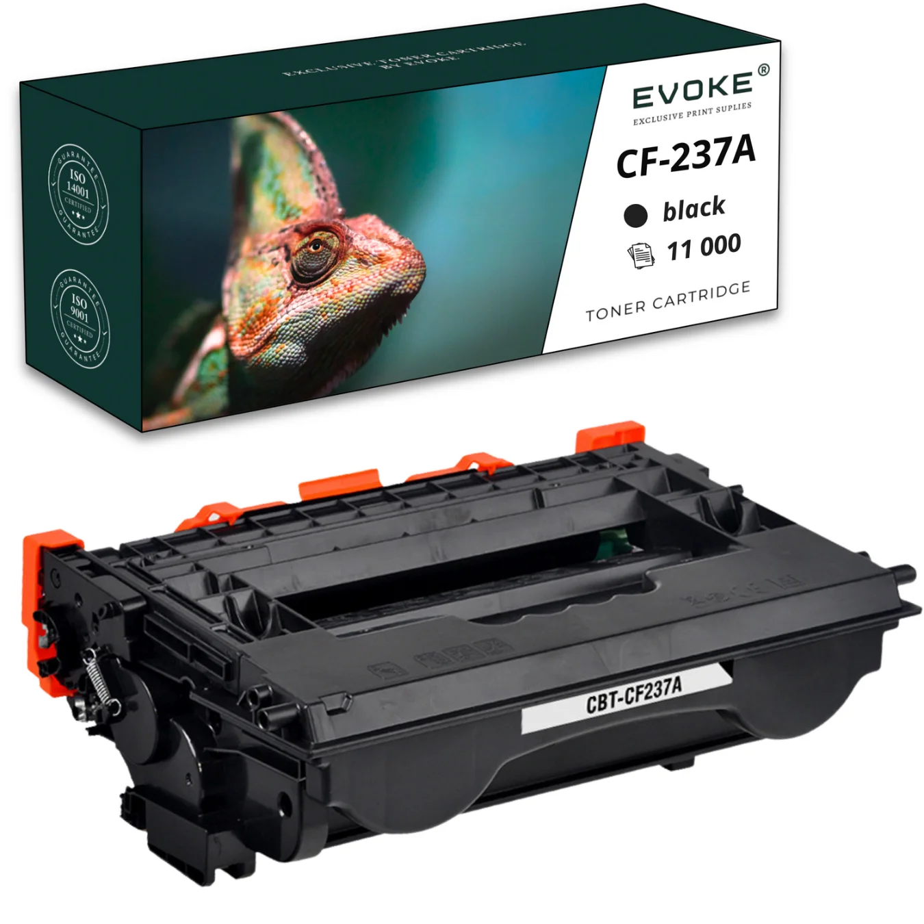 Evoke Compatibele Toner voor Hp Cf-237A Cf237A 37A 237A Zwart 11000 Pagina's M608Dn M608N M608X M609Dn M609X Mfp M631Dn