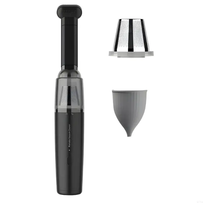 Lightweight Cordless Handheld Vacuum Cleaner Powerful Suction for Car Home Office Cleaning Includes Multiple Attachments D7YA