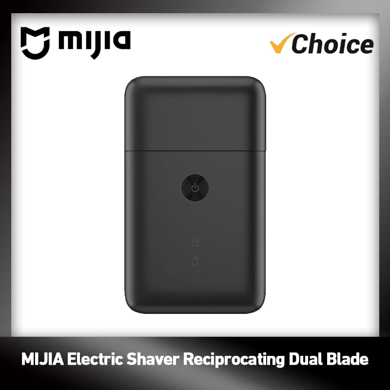 New MIJIA Electric Shaver Reciprocating Dual Blade MSW201 ,Portable IPX7 Waterproof Rechargeable Beard Trimmer Razor for Men