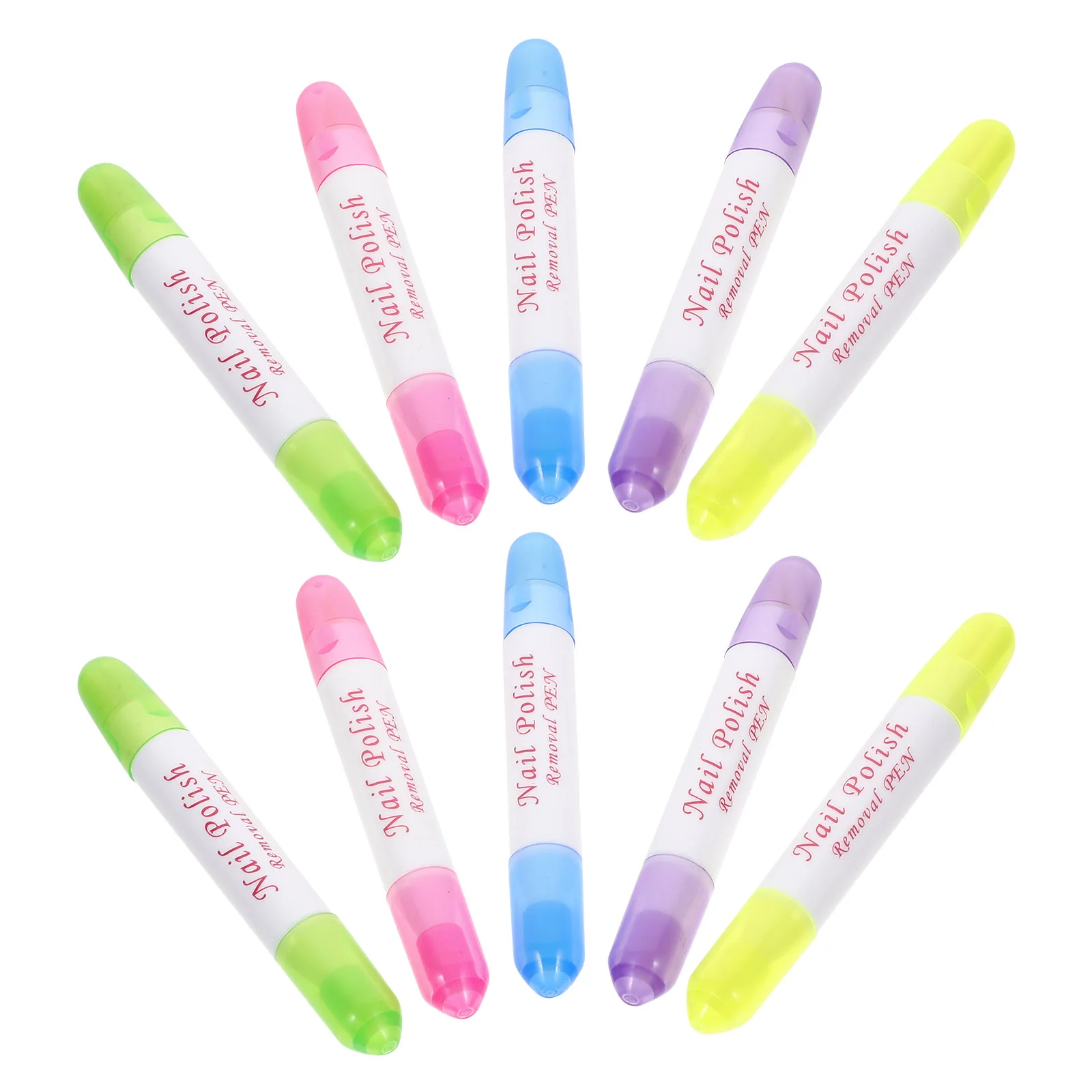 10 stuks Finger Edge Stain Remover Pen Nagellak Pennen voor Vingernagel Cleaner Gel