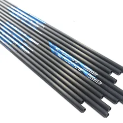 12pcs Pure Carbon Arrows Shaft 32inch ID6.2/4.2mm Arrow Tube Spine250-1000 for Compound Recurve Bow Hunting Archery Shooting