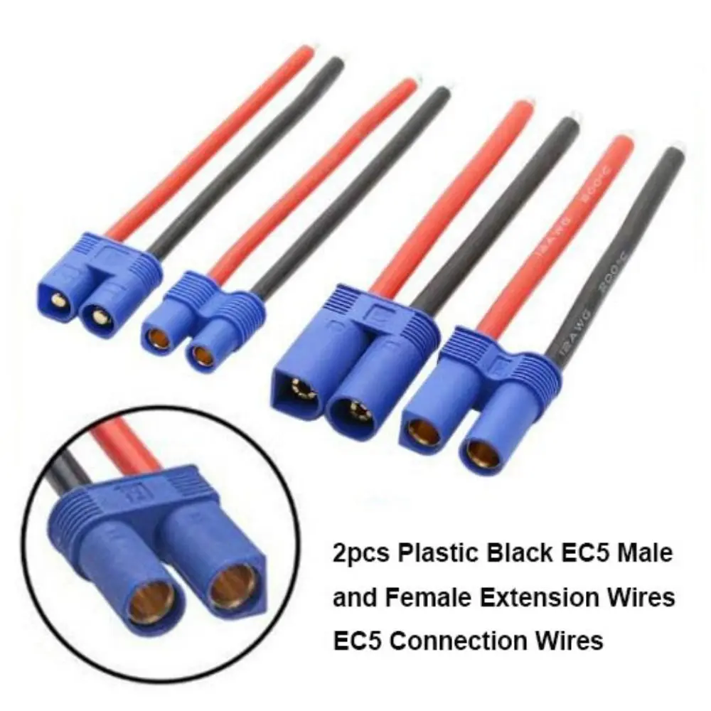 2Pcs EC5 Male And F…