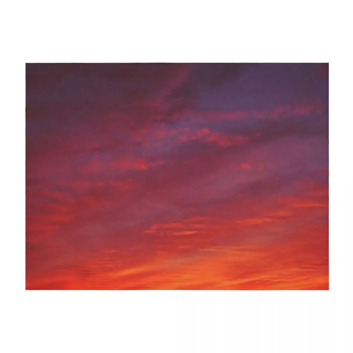 

Orange and Purple Sunrise Throw Blanket Decorative Sofa Beautifuls sofa bed Sofa Throw Blankets