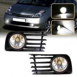For Toyota Prius 2004 2005 2006 2007 2008 2009 Fog Lamps Halogen DRL LED Daytime Running Lights Front Bumper Car Accessories 12V