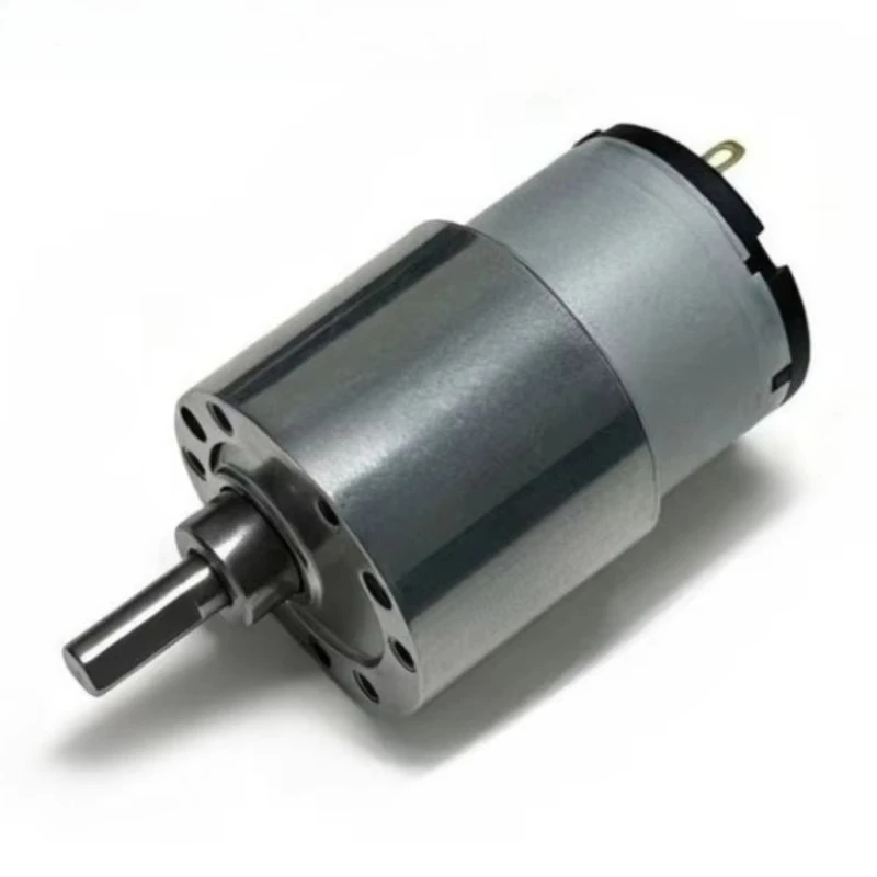 JGB37-520 DC Gear Reduction Motor for 12V or 24V Intelligent Vehicle, Robot, Home Toilet, Small Motor with Power Supply