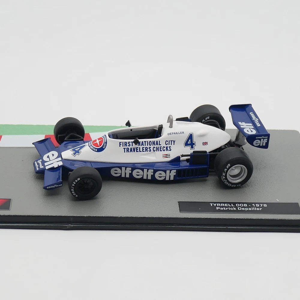 Ixo 1:43 Tyrrell 008 1978 Patrick Depailler Diecast Car Model Metal Toy Vehicle