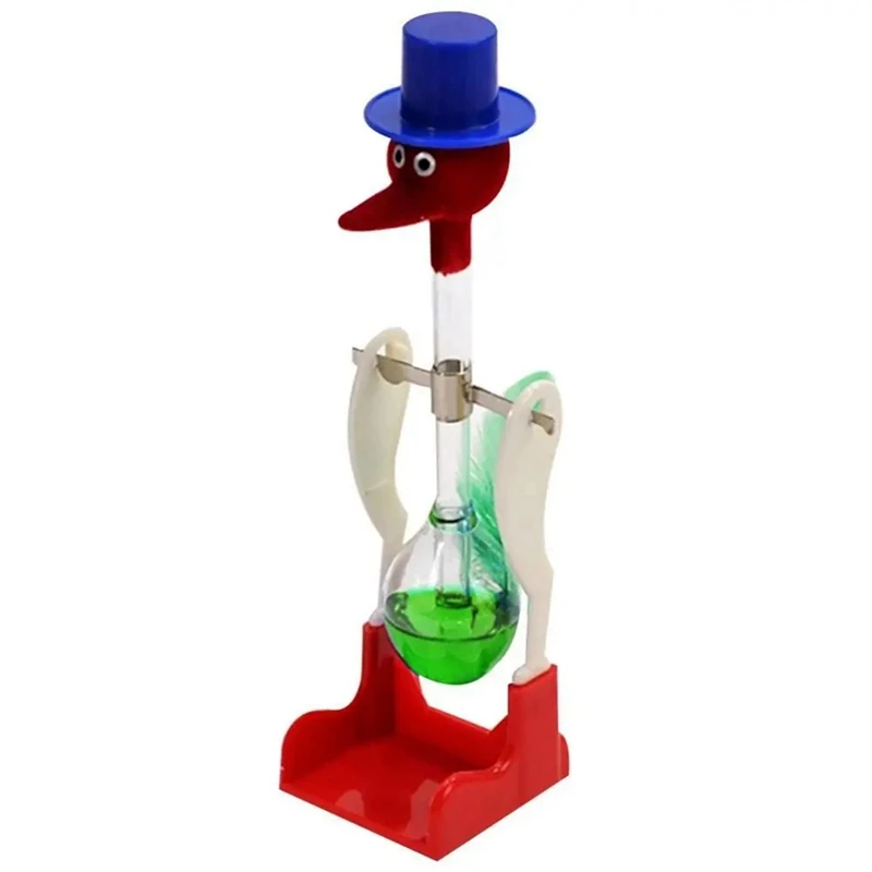 

Transparent Drinking Bird With Fluid Perpetual Motion Balance Drink Water Bird Non-Stop Kids Educational Toys