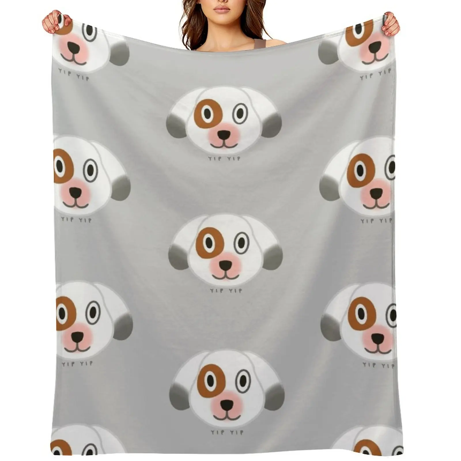 

Yip yip! Throw Blanket Custom Decorative Throw Hair Heavy Blankets