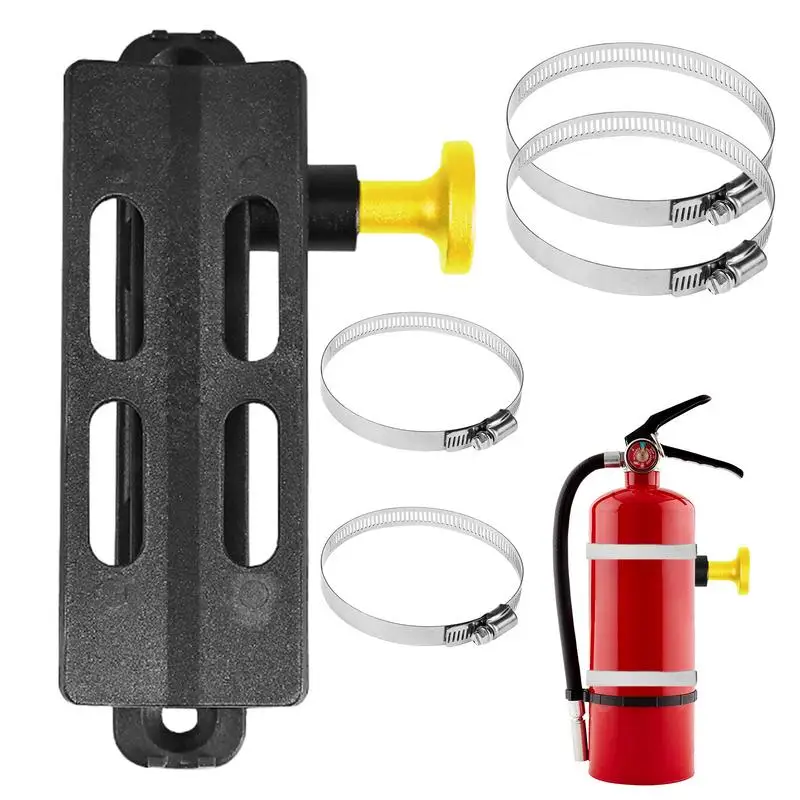 Car Fire Extinguisher Bracket Quick Release Heavy Duty Wall Mount Bracket Secure Car Bracket For Safety Fits Most Popular Brands