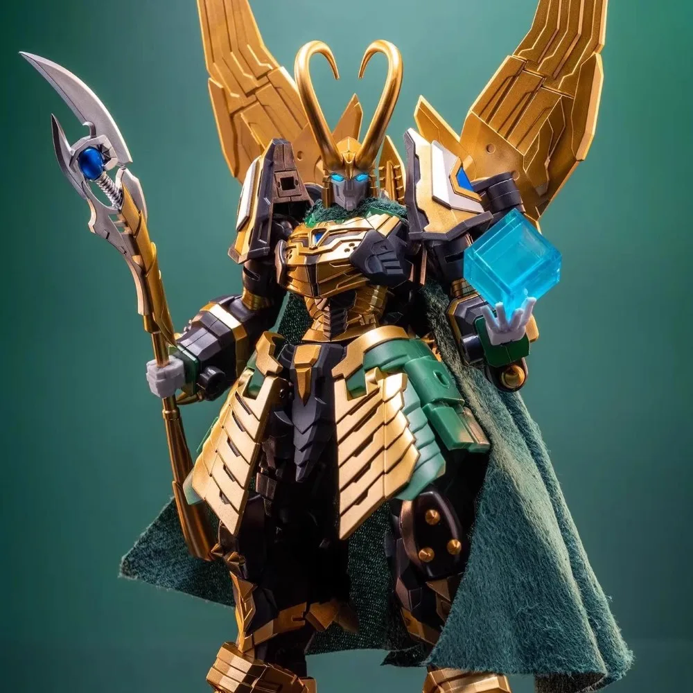 Pangu Modelo Odin's Son Loki PT11 Mech Brinquedo de deformação de aeronave com acabamento em liga
