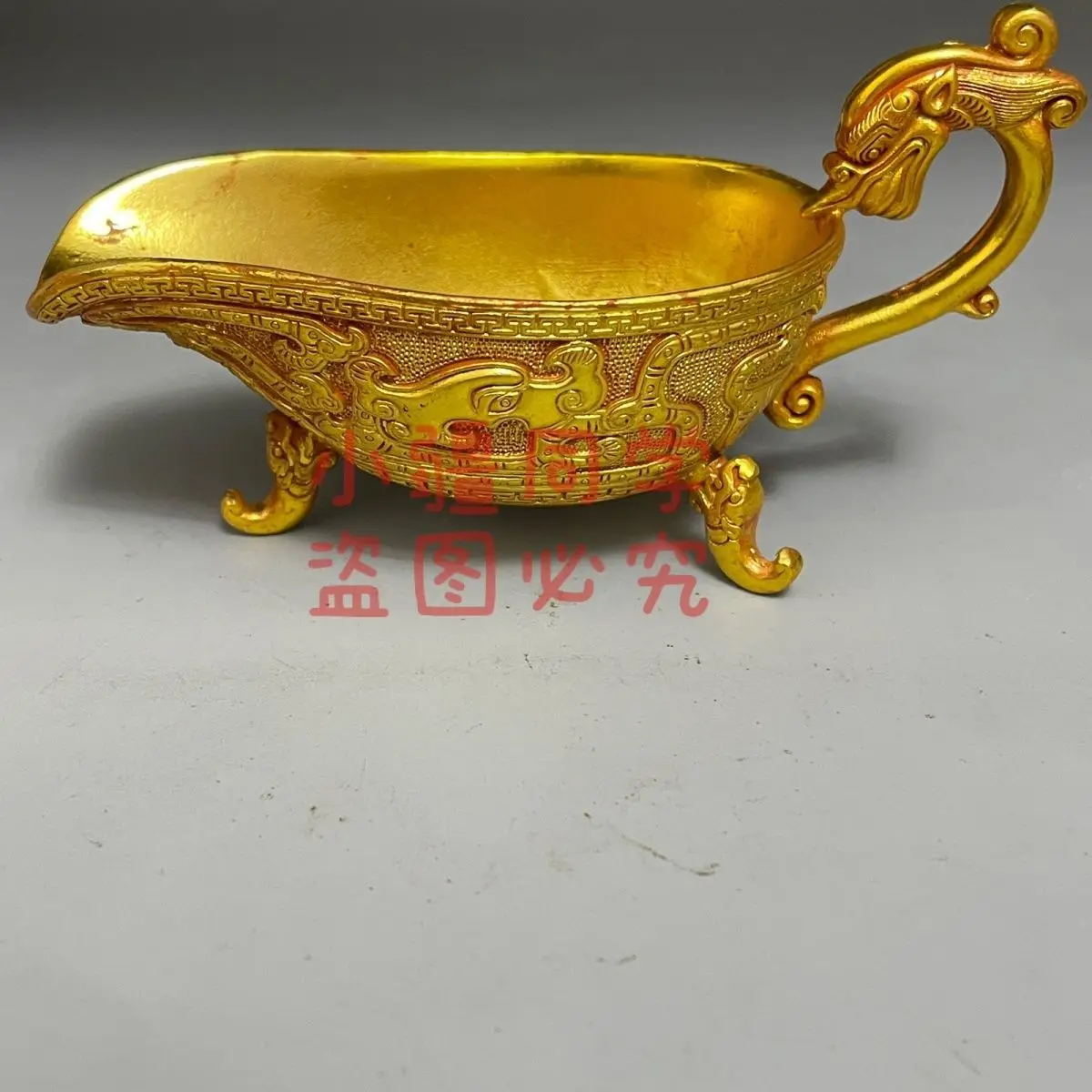chinese-antiques-imitation-court-three-legged-wine-glasses-modern-handicrafts-imitation-tang-dynasty-ornaments
