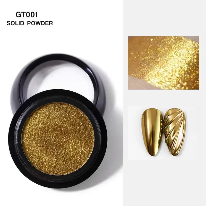 Manicure Accessories 18 colors Glitter Pigment Flakes Magic Mirror Decor Metallic Chrome Nail Powder Y2K
