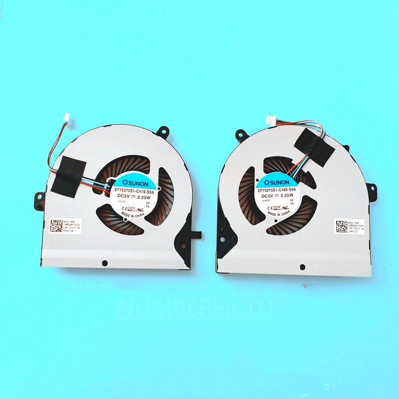 New CPU GPU Cooler Fan Original For ASUS ROG Strix GL502 GL502V GL502VT GL502VT-DS71 S5VT EF75070S1-C410-S9A/EF75070-C480-S9A