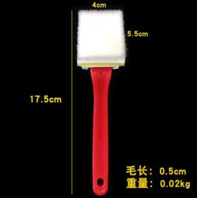 Thicken Nylon Edge Corner Brush Wall Painting Tool Small Paint Pad Fence Trim Paint Edge Pad Durable Bristle Brush Wall