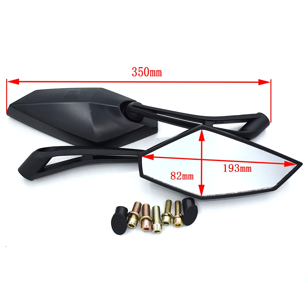 Universal 8mm 10mm Motorcycle Rear View Mirrors Side Rearview Mirror For HONDA CB1000R CB1000RR CB1100 CB1300 CBF1000 CBF600/S