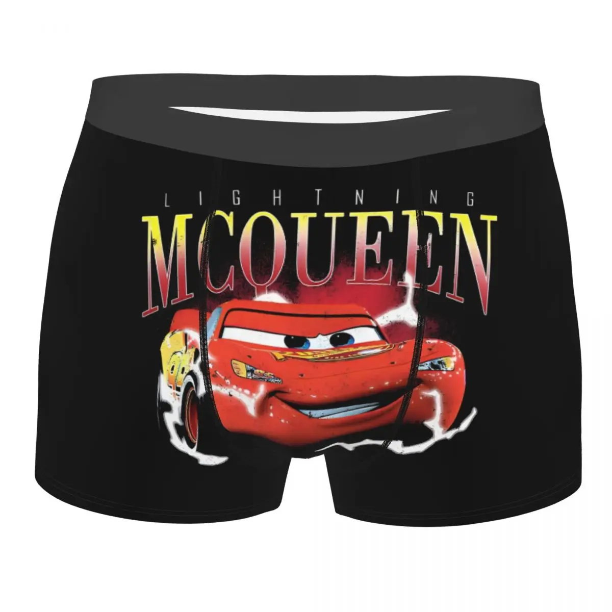 

Custom Lightning McQueen Animes Underwear Men Breathable Classic Boxer Briefs Shorts Panties Soft Underpants For Homme