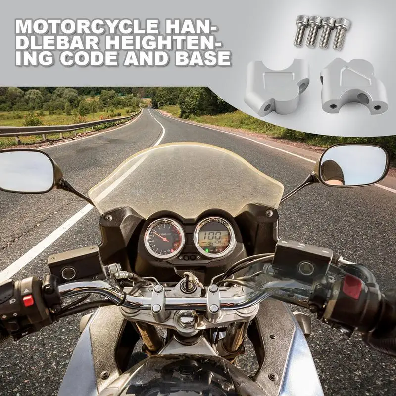 Handlebar Riser Clamp Practical Handlebar Risers Bar Mount Handlebar Clamps Sturdy Handle Bar Risers Mount Clamp Motorcycle