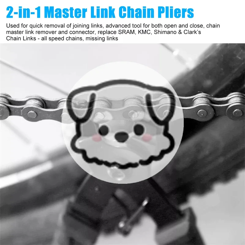 

Bicycle Link Chain Buckle Pliers Road Bike Link Remover Clamp Quick Release Link Removal Repair Tool MTB Magic Button Clamp Tool