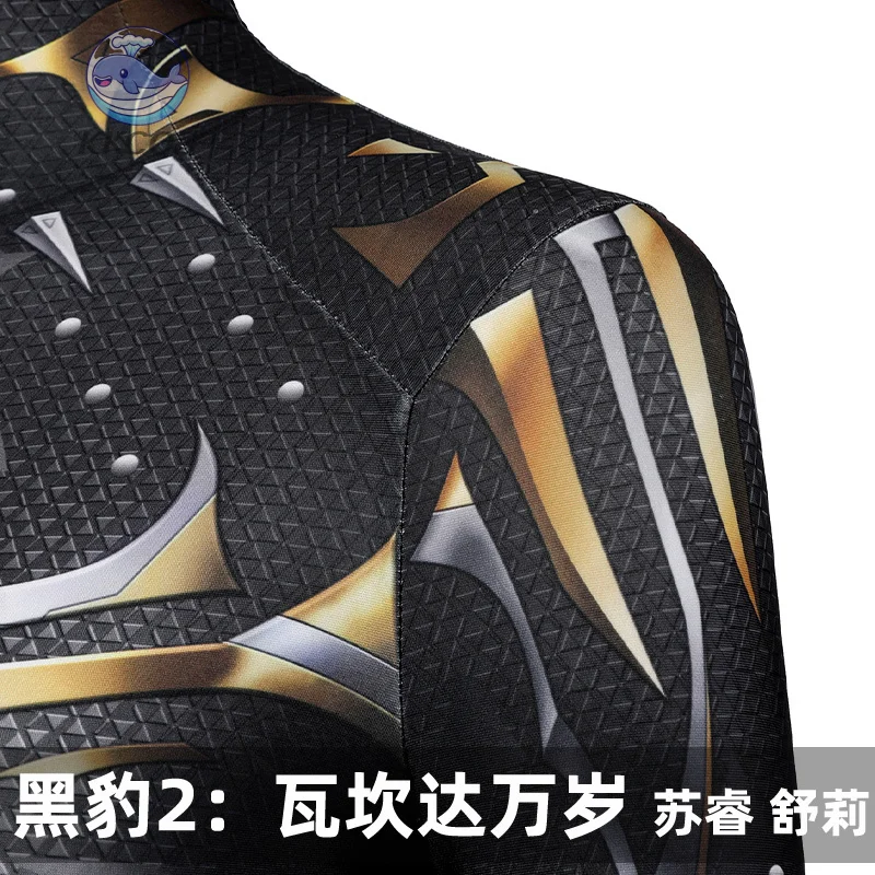 النمر واكاندا للأبد شوري تأثيري حلي بذلة ارتداءها هالوين حفلة كرنفال عيد الميلاد الدعامة لعب الأدوار KKCos